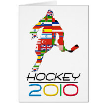 2010: Hockey Greeting Card