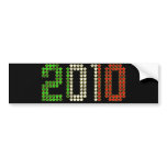 2010 Italy flag Italian New Year and sports gear bumper stickers