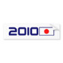 2010 Japan FLAG Bumper Stickers