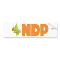2010 New Democratic Party Bumper Sticker