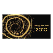 2010 New year Photo Card Template