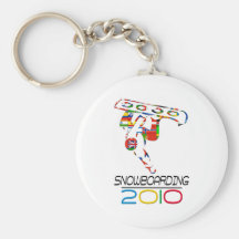 2010: Snowboarding Key Chain