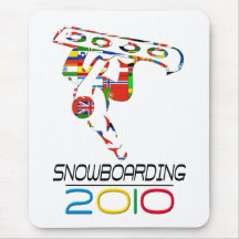 2010: Snowboarding Mouse Pad