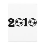 2010 Soccer Football World Cup Post Card