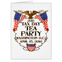 2010 Tax Day Tea Party Card