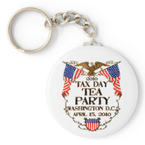 2010 Tax Day Tea Party Key Chain