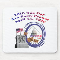 2010 Tax Day Tea Party Protest – Lincoln Memorial Mouse Pad