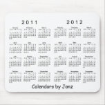 2011-2012 Calendar Mousepad