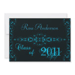 2011 Blue & Black Invitations