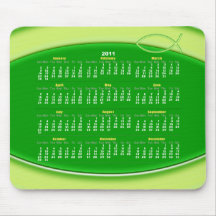 2011 Calendar - Mousepad