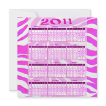 2011 Calendar Party Invitations