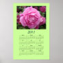 2011 Calendar Poster - pink rose