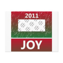 2011 Christmas Joy Snow Personalized Photo