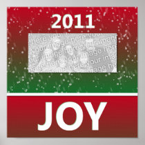 2011 Christmas Joy Snow Personalized Photo
