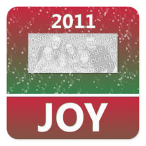 2011 Christmas Joy Snow Personalized Photo