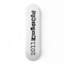 2011 embrace it custom skate board