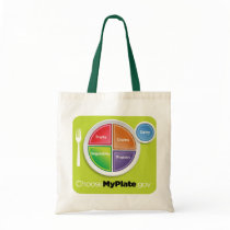 2011 Food Pyramid Choose My Plate grocery bag