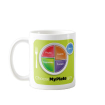 2011 Food Pyramid Choose My Plate mug