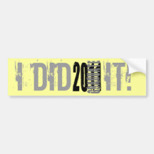 2011 GRADUATE BUMPER STICKERS