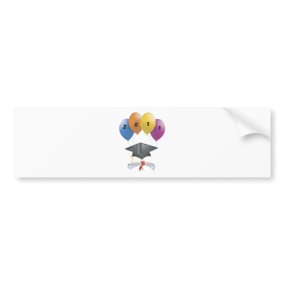 2011.graduation bumper sticker by justatees