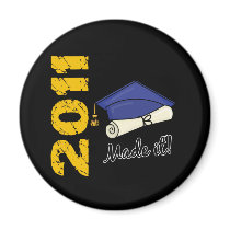 2011 Graduation Cap Fridge Magnet