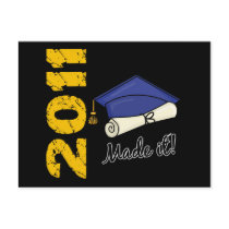 2011 Graduation Cap Post Card