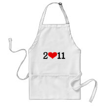 2011 heart aprons