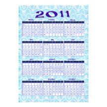 2011 invitations de calendrier