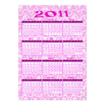 2011 invitations de calendrier