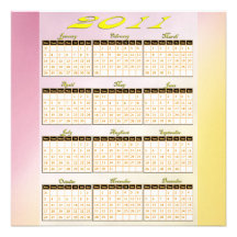 2011 invitations de partie de calendrier
