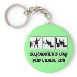 2011 Irish pub crawl keychains