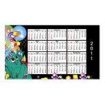 2011 Monster Calendar Pocket Card Business Cards