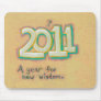 2011 New Year Wisdom insight growth fun owl art Mousepads