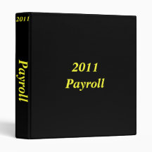 2011 Payroll Binder