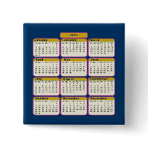 2011 Pink Borders Calendar Button