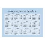 2011 Pink Flowering Branch Pocket Calendars