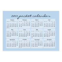 2011 Pink Flowering Branch Pocket Calendars