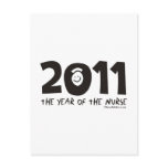 2011 - The Year of the Nurse Postcard