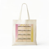 2011 Year at a Glance Calendar Tote Bags
