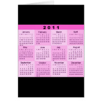 2011 Year at a Glance Calendar