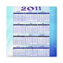 2011 Year at a Glance Calendar