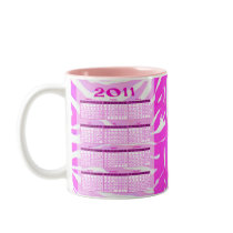 2011 Year at a Glance Calendar Mug