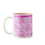 2011 Year at a Glance Calendar Coffee Mug