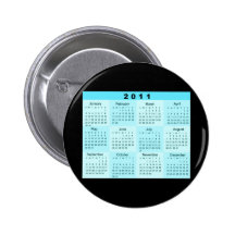 2011 Year at a Glance Calendar Pins