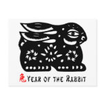 2011 Year of The Rabbit Paper Cut Gift Post Cards