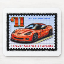 2011 Z06 Carbon Edition Corvette Mousepads