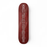 2011SBD domino red skateboards