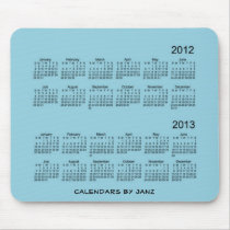 2012-2013 2 Year Calendar Mousepad