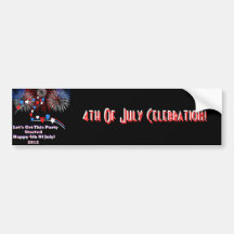 2012 4th Of July Bumper Sticker