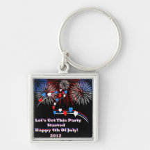 2012 4th Of July Keychains